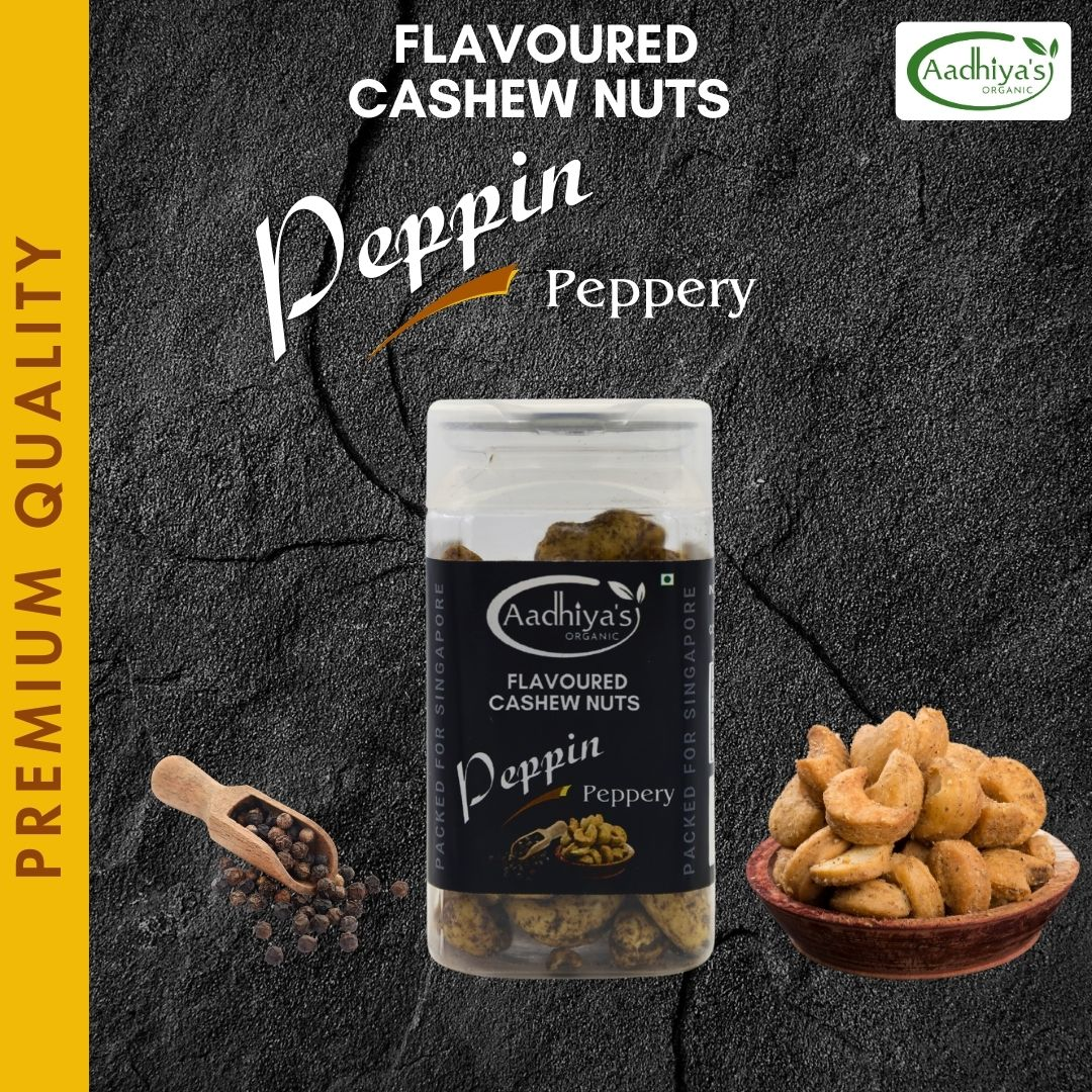Peppin Peppery Premium Cashew Nuts 100g