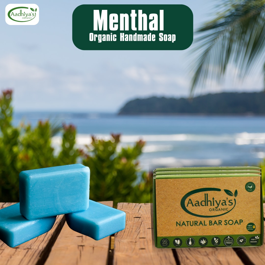 Menthal Organic Handmade Soap 100g