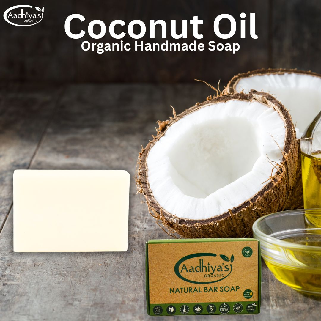 Coconut Oil Organic Handmade Soap 100g