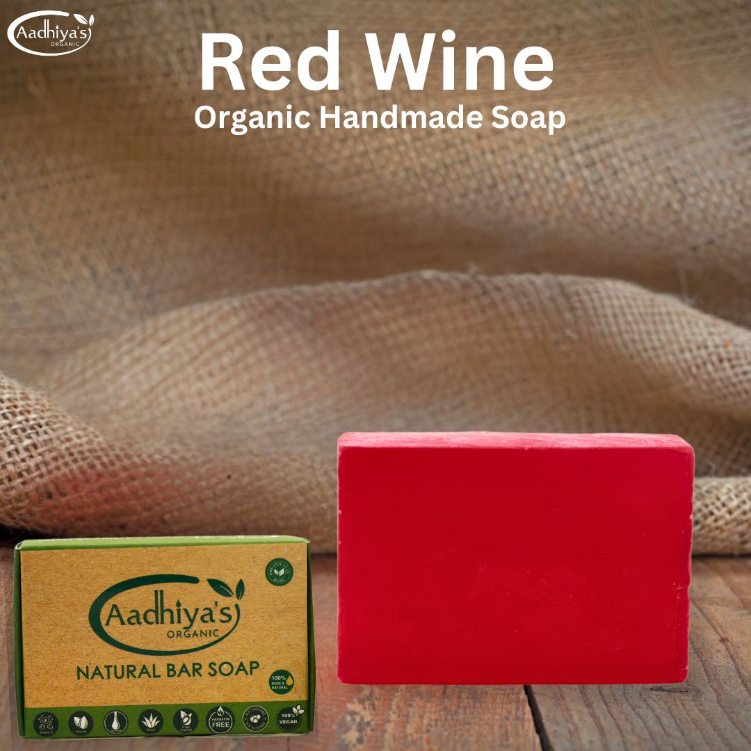 Red Wine Organic Handmade Soap 100g